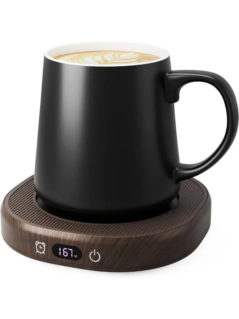 Smart Electric Coffee Mug Warmer Set with Auto Shut Off & 4 Temp Settings
